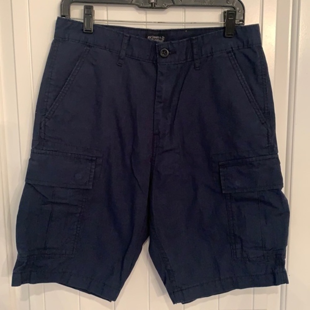 Levi’s blue navy cargo mens casual shorts